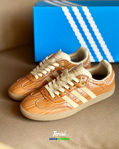 Samba Brown Croc de adidas x Wales Bonner