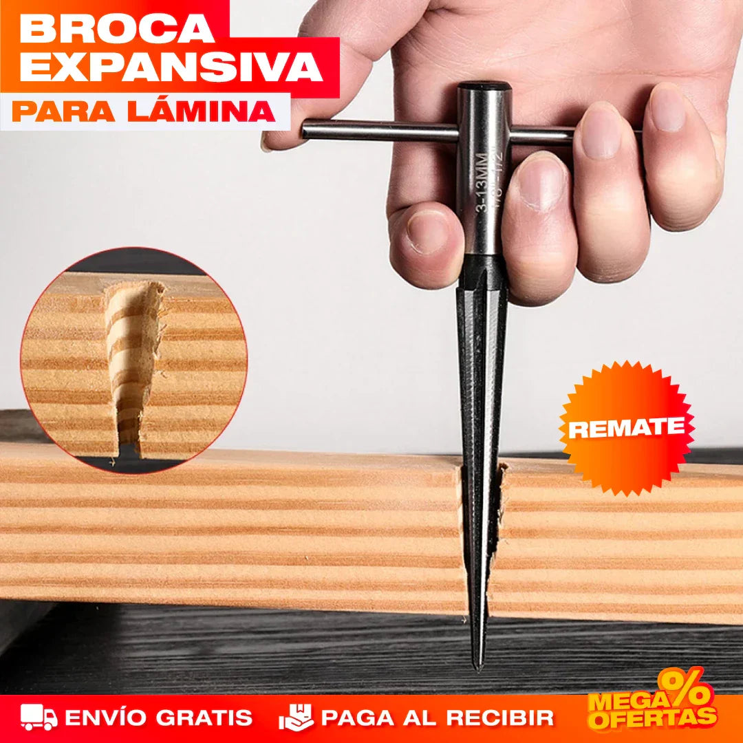 Broca Expansiva para Lámina