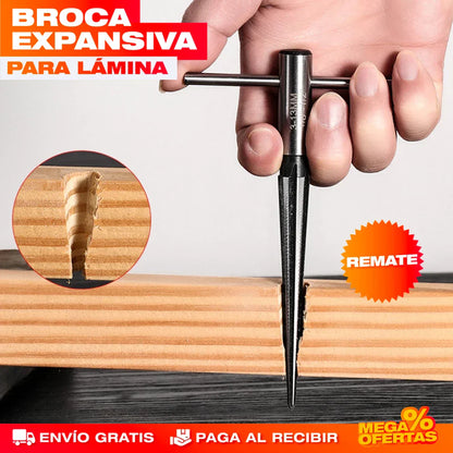 Broca Expansiva para Lámina