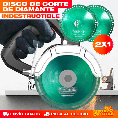 Disco de Corte de Diamante Indestructible – Promo 2x1