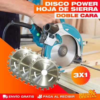 Disco Power Sierra Doble Cara – Promo 3x1