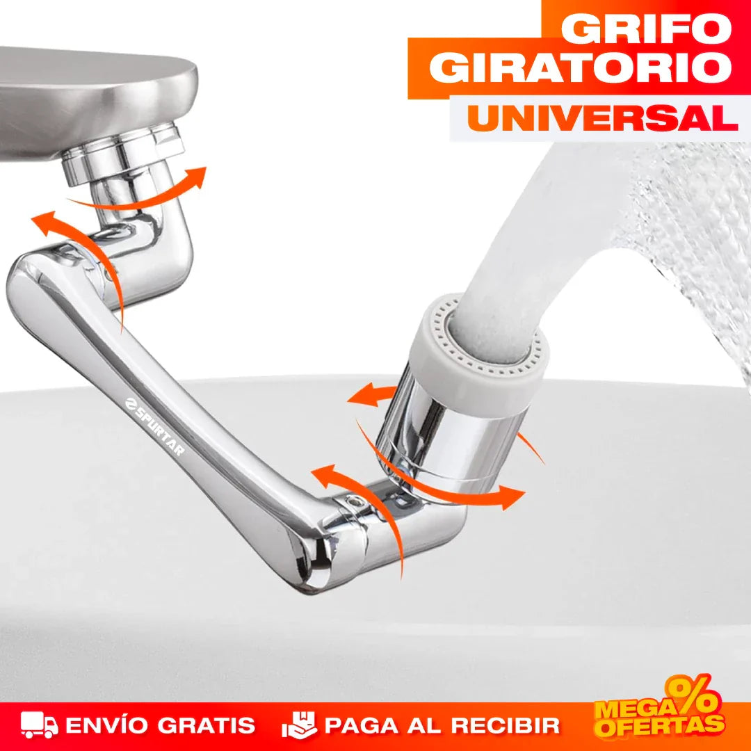 Grifo Universal con Extensión Giratoria
