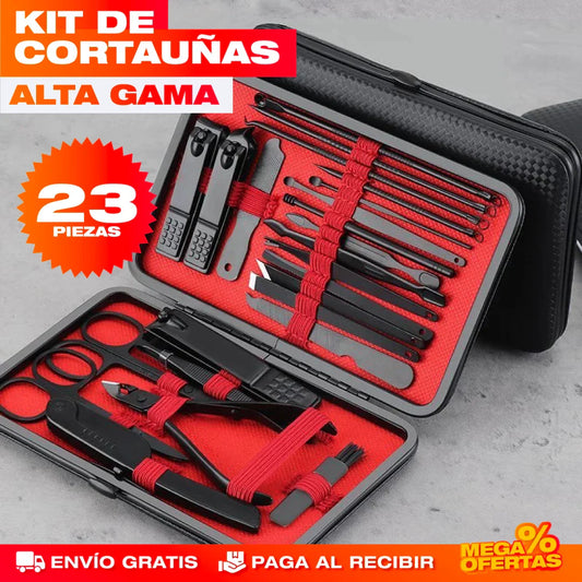Kit Cortaúñas Alta Gama – 23 Piezas