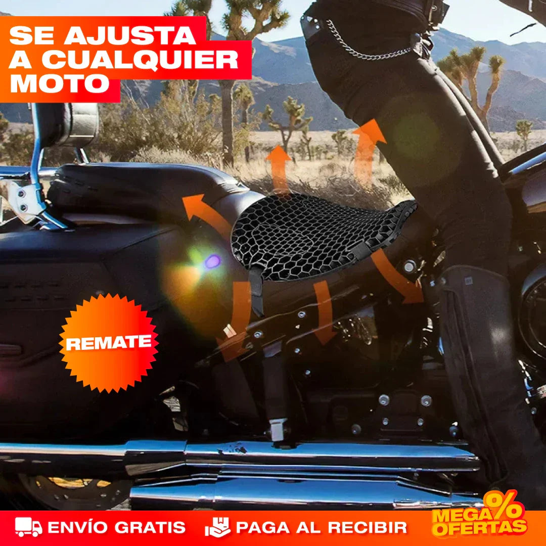 Cojín de Silicona para Moto