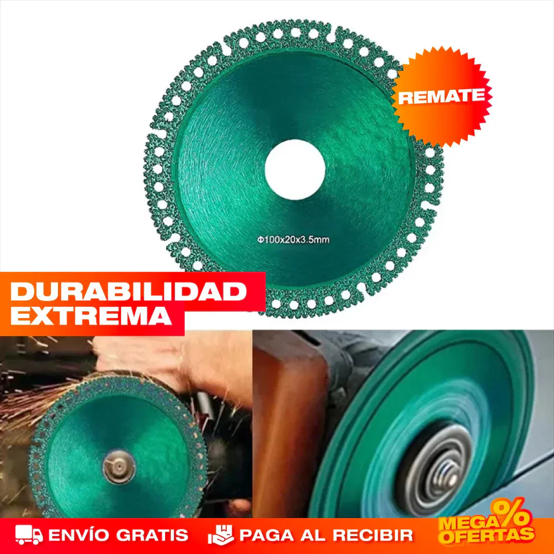 Disco de Corte de Diamante Indestructible – Promo 2x1