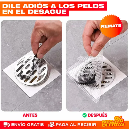 Malla Filtro Autoadhesiva para Ducha y Cocina – Set x20