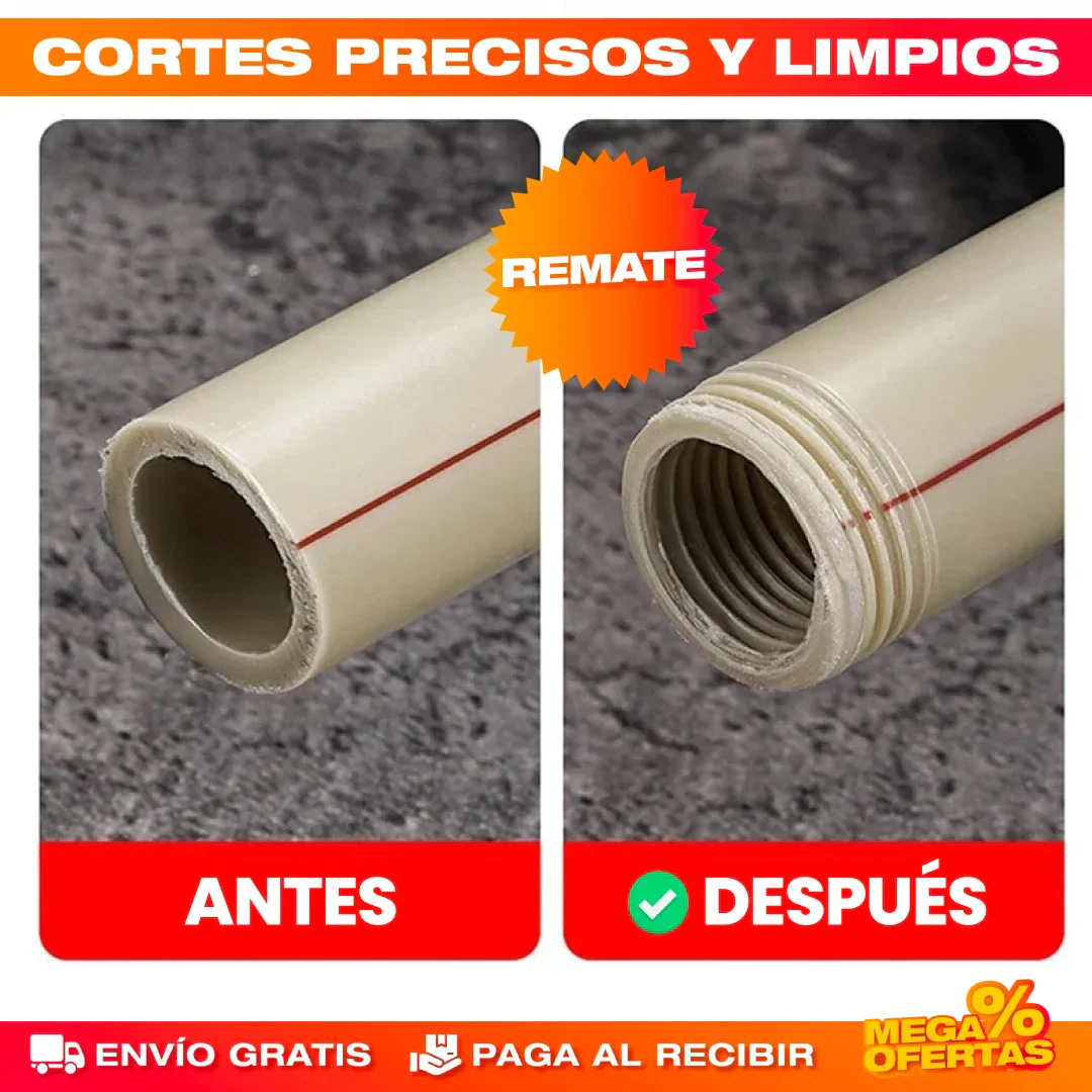 Guía de Roscado para Tubería PVC – Set x2