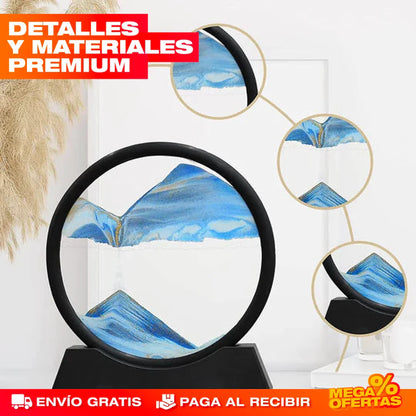 Lámpara Reloj de Arena 3D