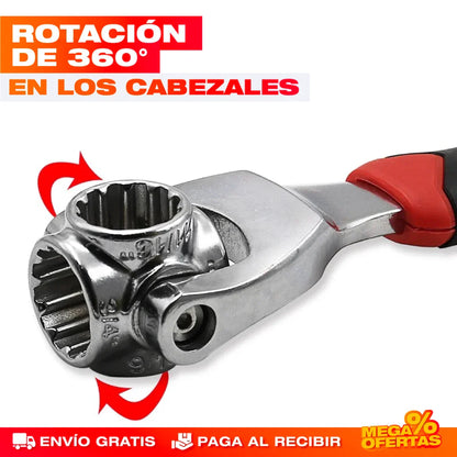 Llave Inglesa Multifuncional 8 en 1