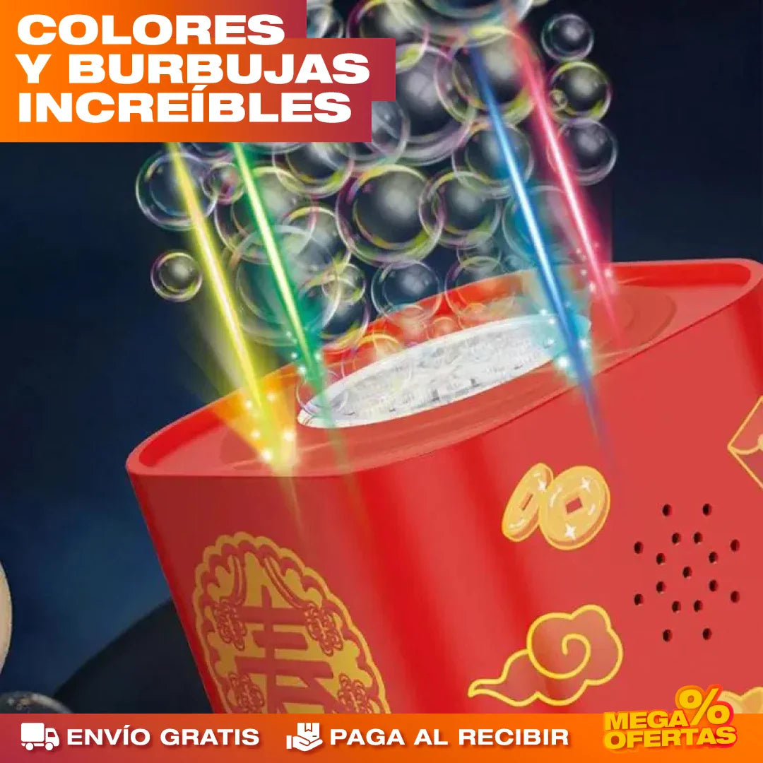 Máquina de Burbujas de Fuegos Artificiales – Promo 2x1