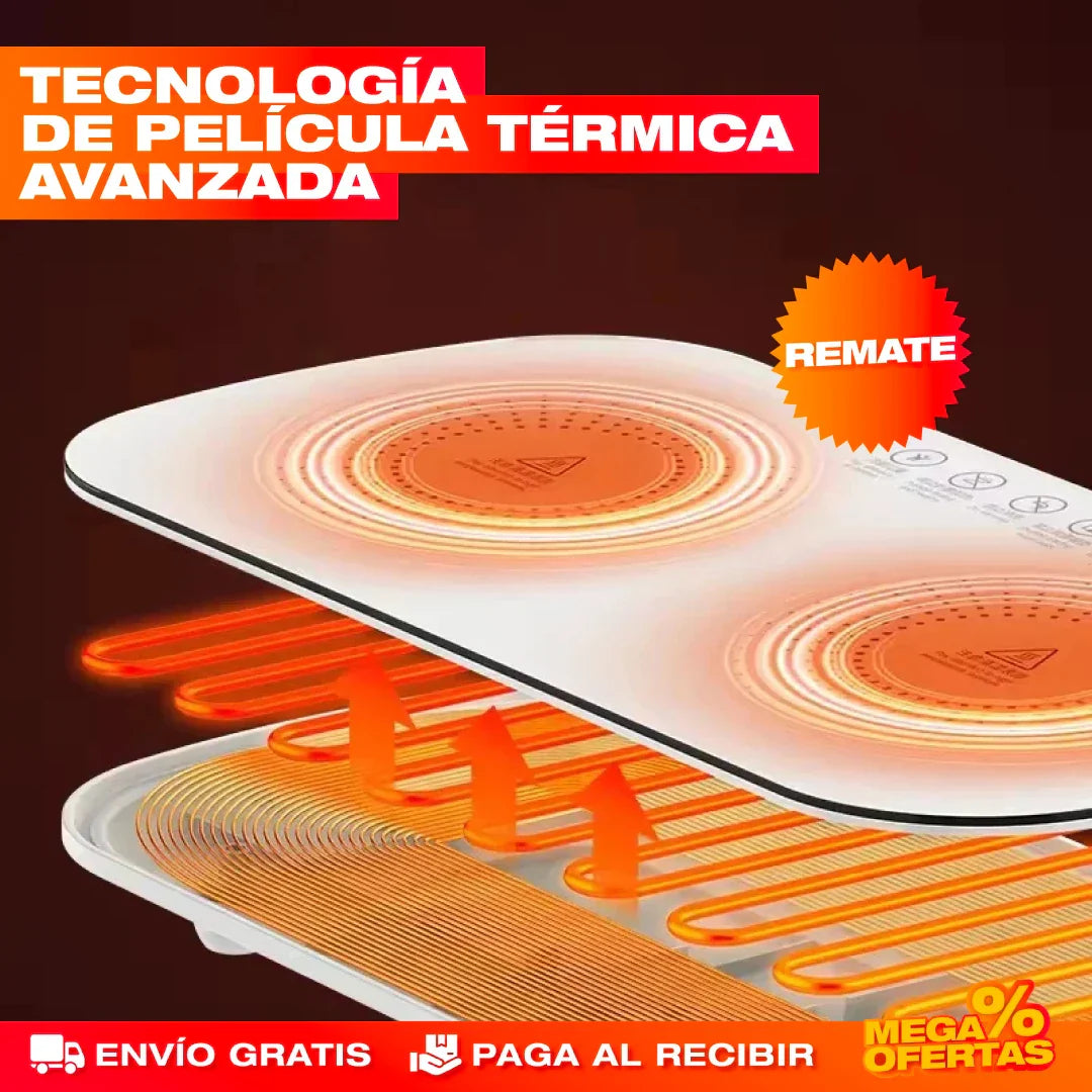Bandeja Calefactora Eléctrica para Servir