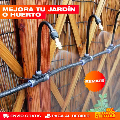 Riego Nebulizador para Jardín – Set x5