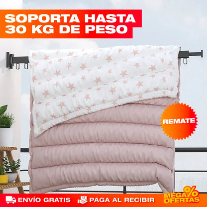 Gancho Tendedero Retráctil de Aluminio – Alta Calidad