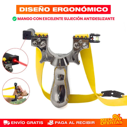 Resortera de Precisión con Láser
