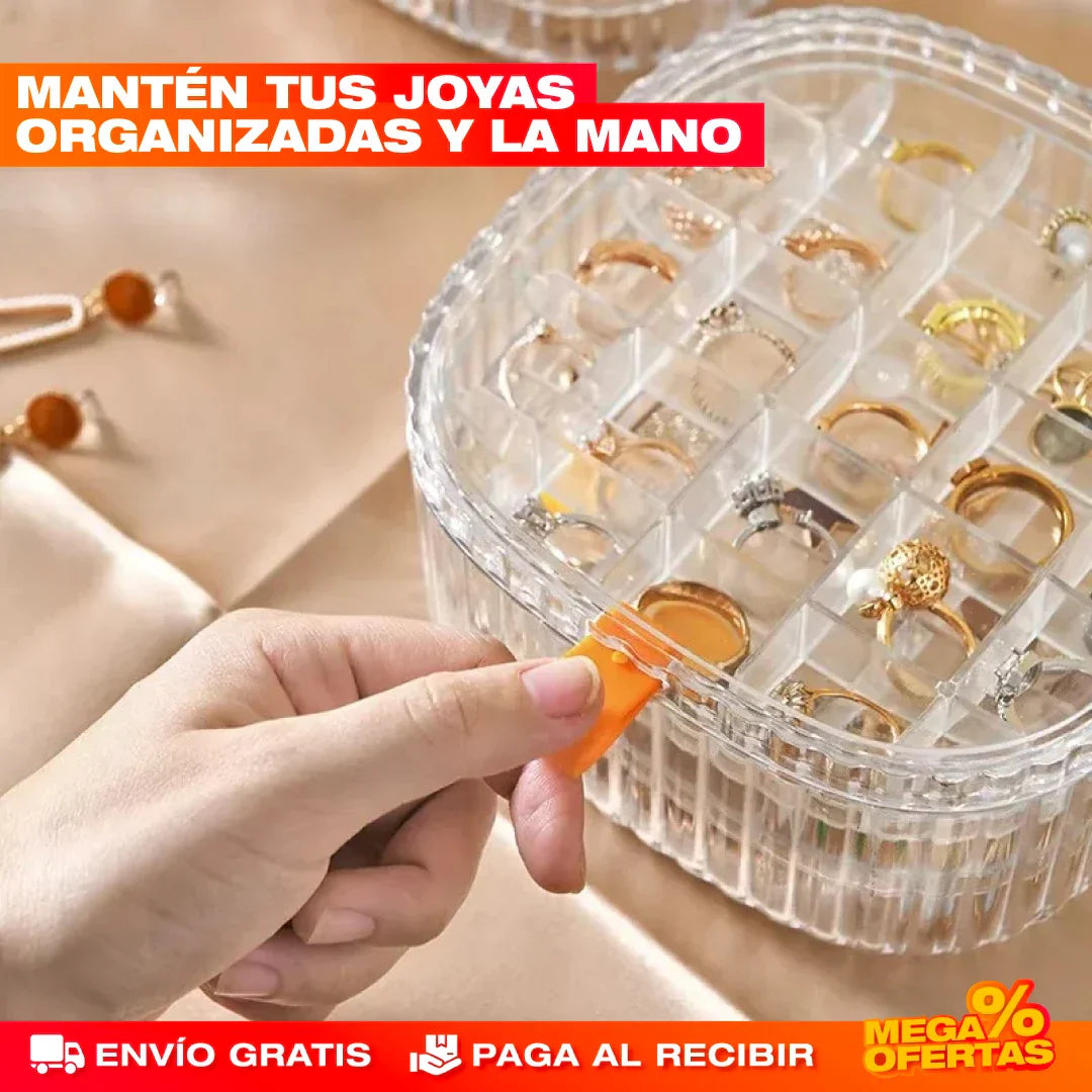 Joyero Transparente de 1 Nivel