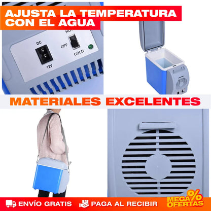 Mini Nevera 7.5 Litros para Carro y Hogar