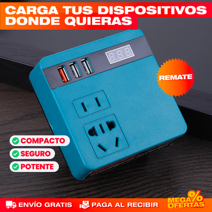 Inversor para Baterías Portable