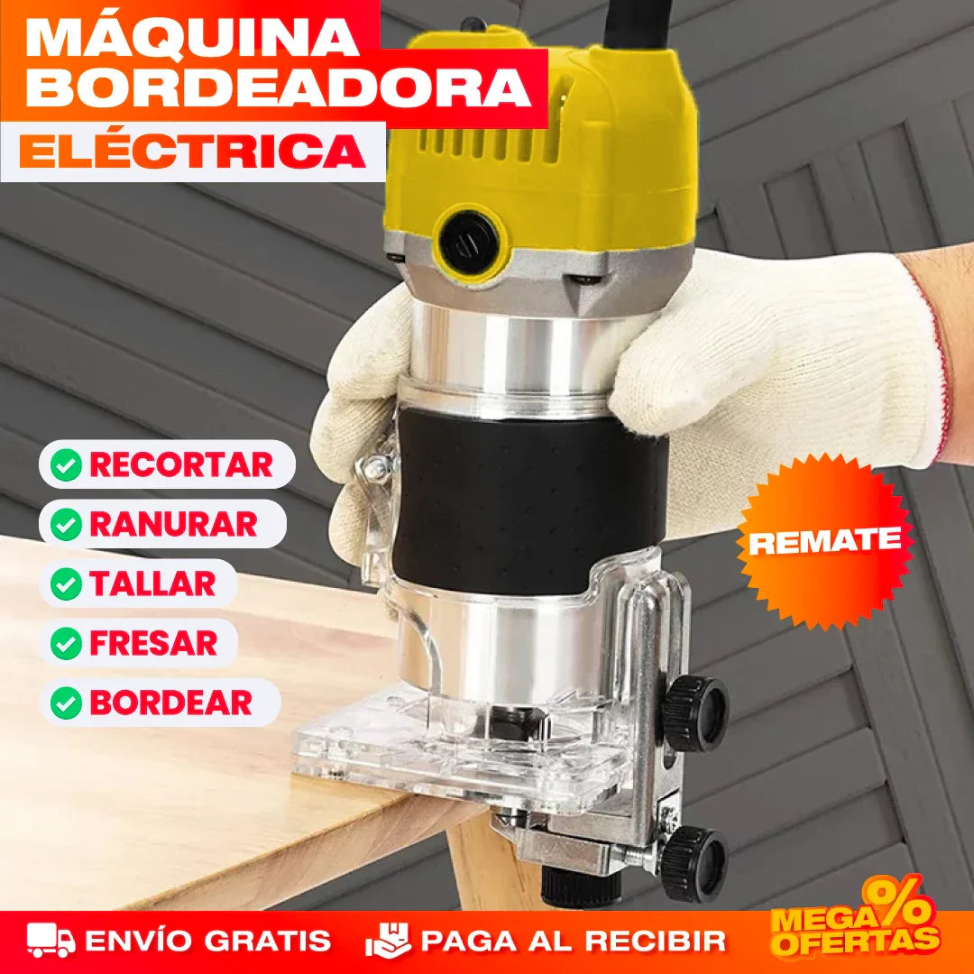 Bordeadora Eléctrica para Carpintería
