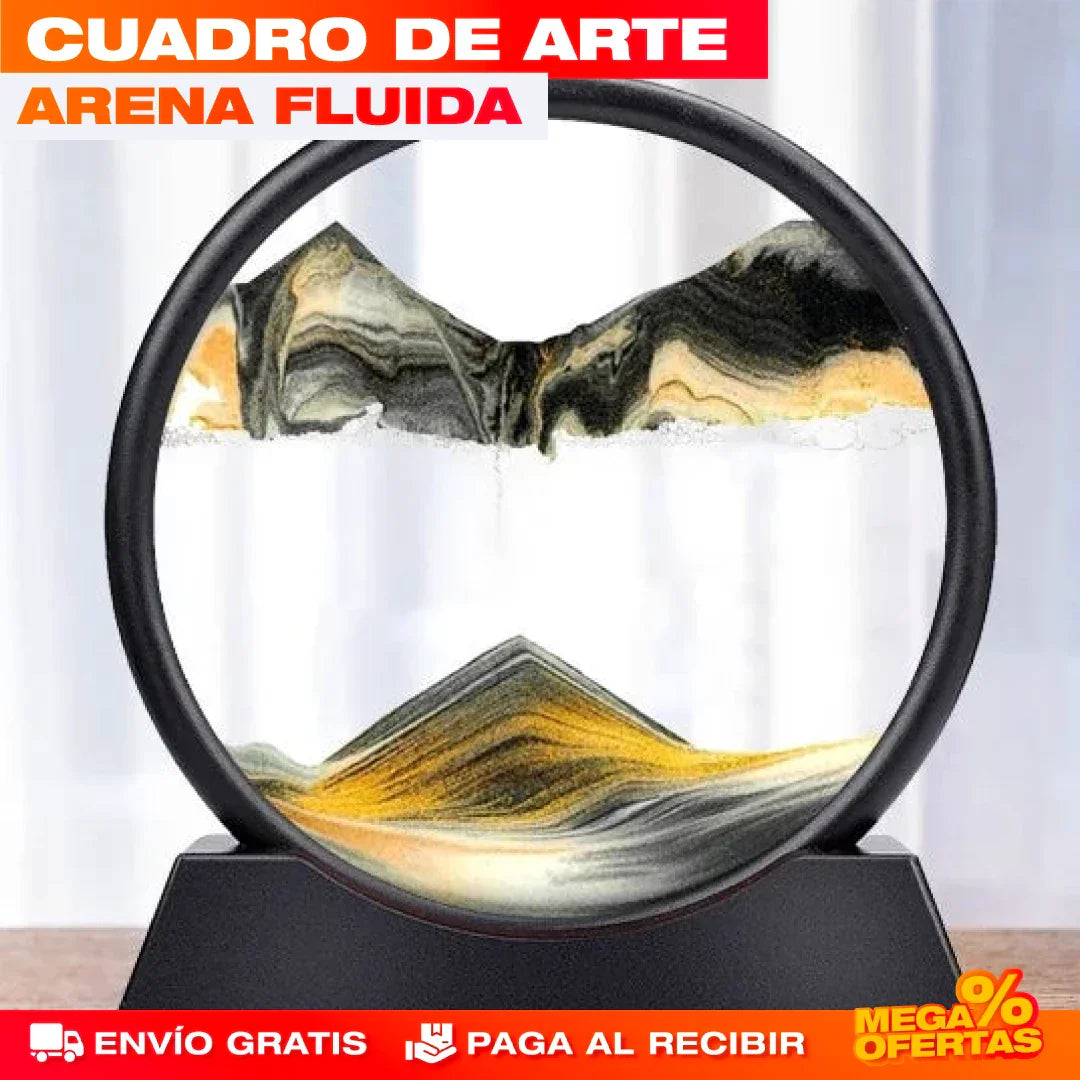 Lámpara Reloj de Arena 3D