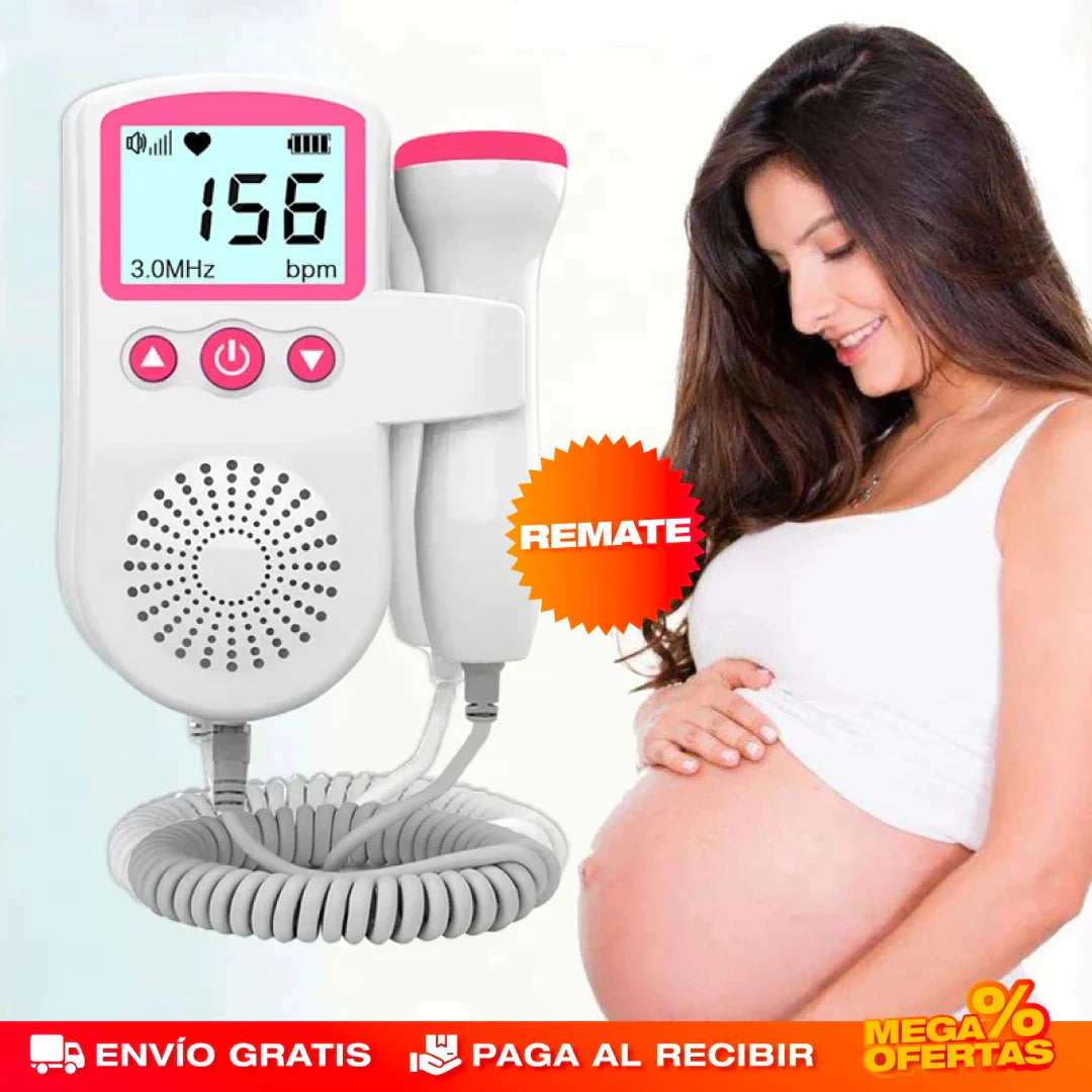 Monitor de Ritmo Cardíaco Fetal Doppler