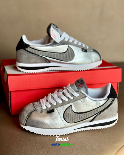 Nike Cortez All Petals United White Black Grey