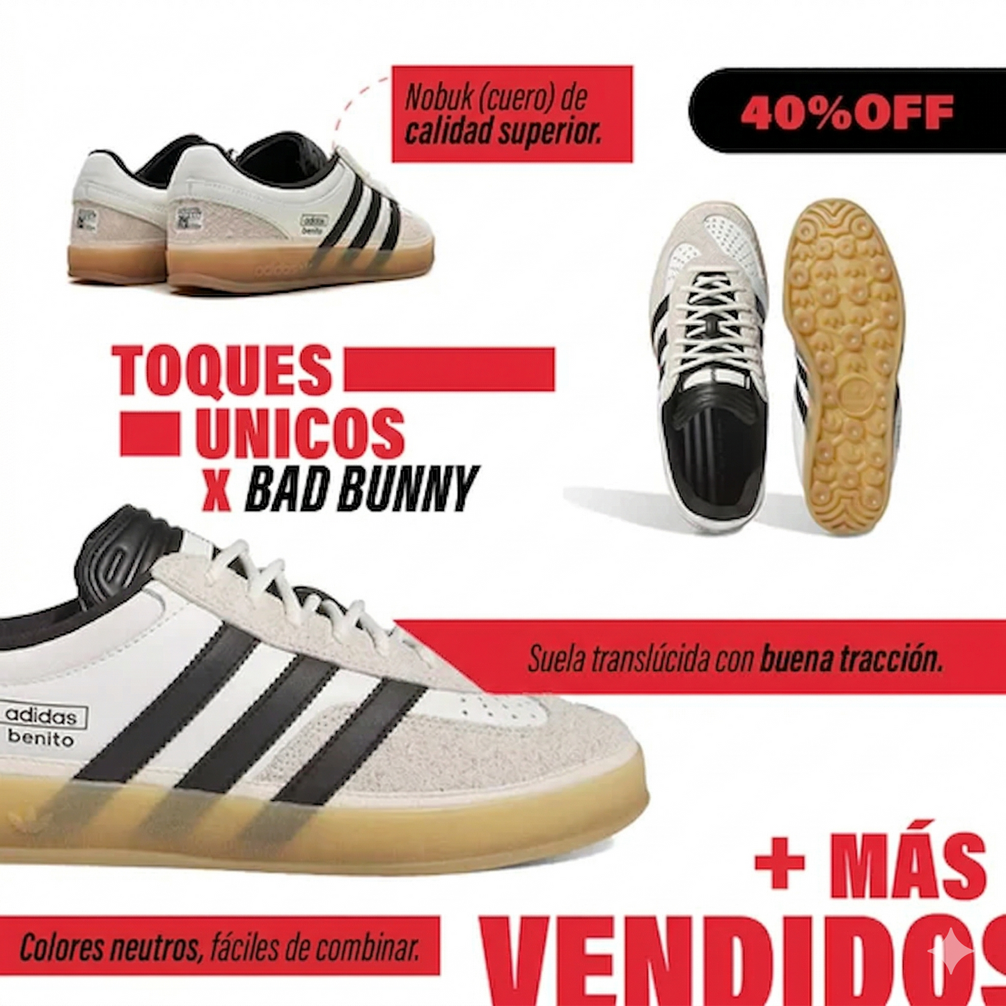 ADIDAS GAZELLE - BAD BUNNY BENITO