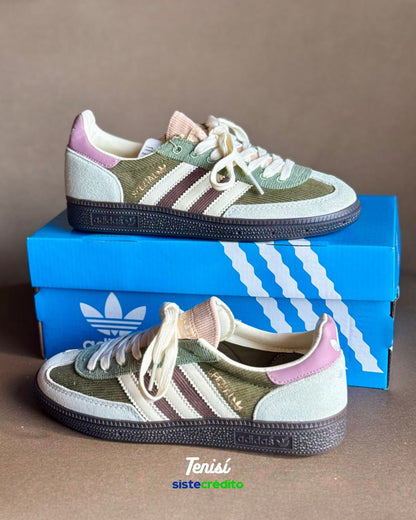 Adidas Handball Spezial Silver Green Magic