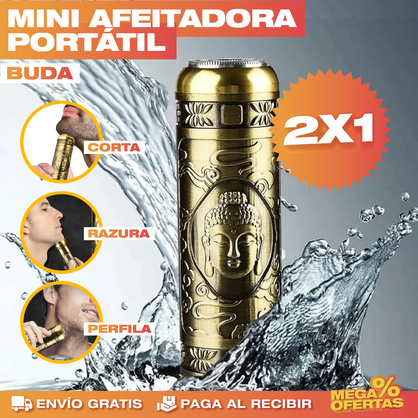 Afeitadora Profesional Versión Buda – Promo 2x1