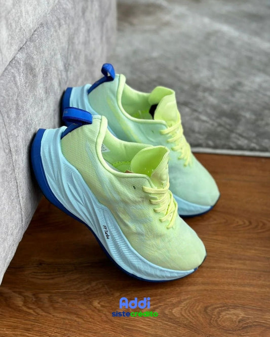 Asics superblast "Green - Blue"