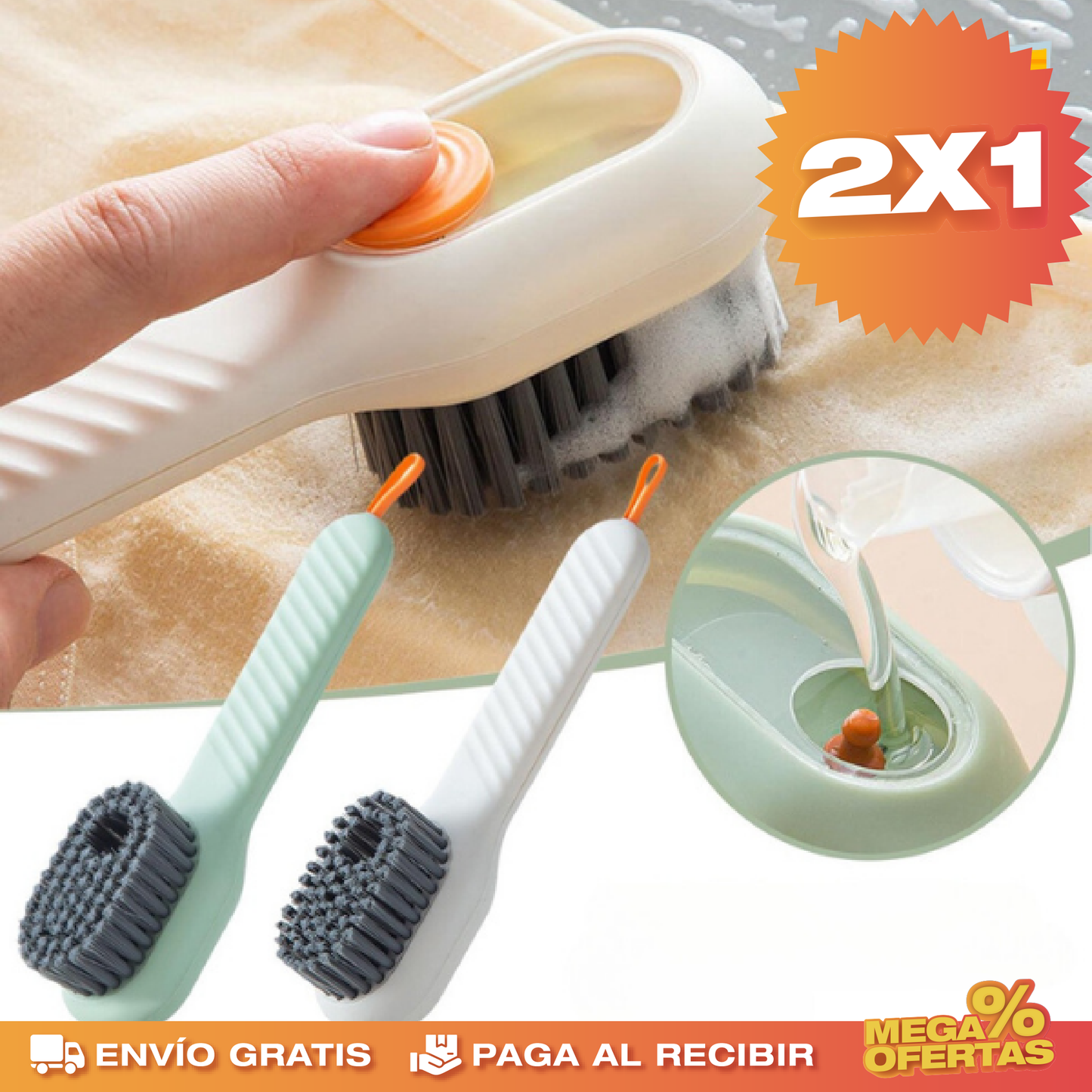 Cepillo Multifuncional – Promo 3x1 Paga Uno Lleva Tres