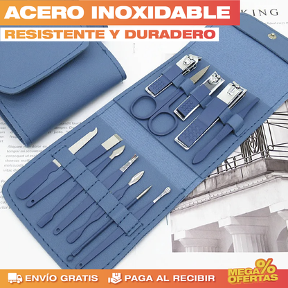 Set de Cortaúñas Profesional para Manicura y Pedicura – Promo 2x1