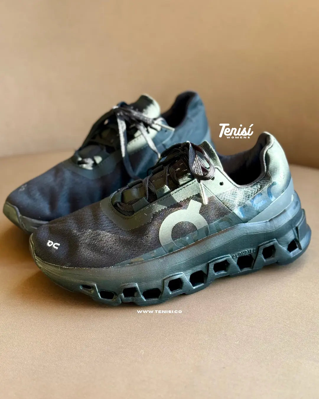 On Cloudswift Running Monster A – Negro, Blanco, Verde Menta y Blanco Naranja | Envío Gratis y Pago Contra Entrega