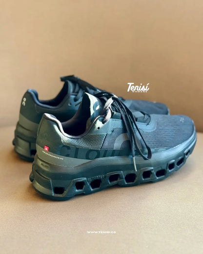 On Cloudswift Running Monster A – Negro, Blanco, Verde Menta y Blanco Naranja | Envío Gratis y Pago Contra Entrega