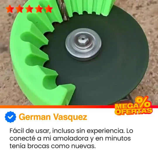 Afilador de Brocas Portátil