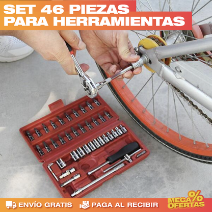 Set de Herramientas 46 Piezas – Promo 2x1